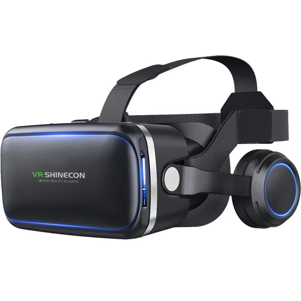 VR Box with Built-in Headphones – Immersive Virtual Reality Experience